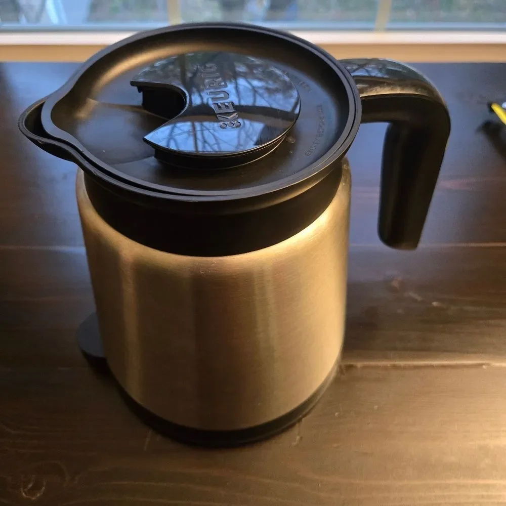 Keurig Coffee Pot 2.0 Brushed Stainless Steel 32 Oz Thermal Carafe & Lid